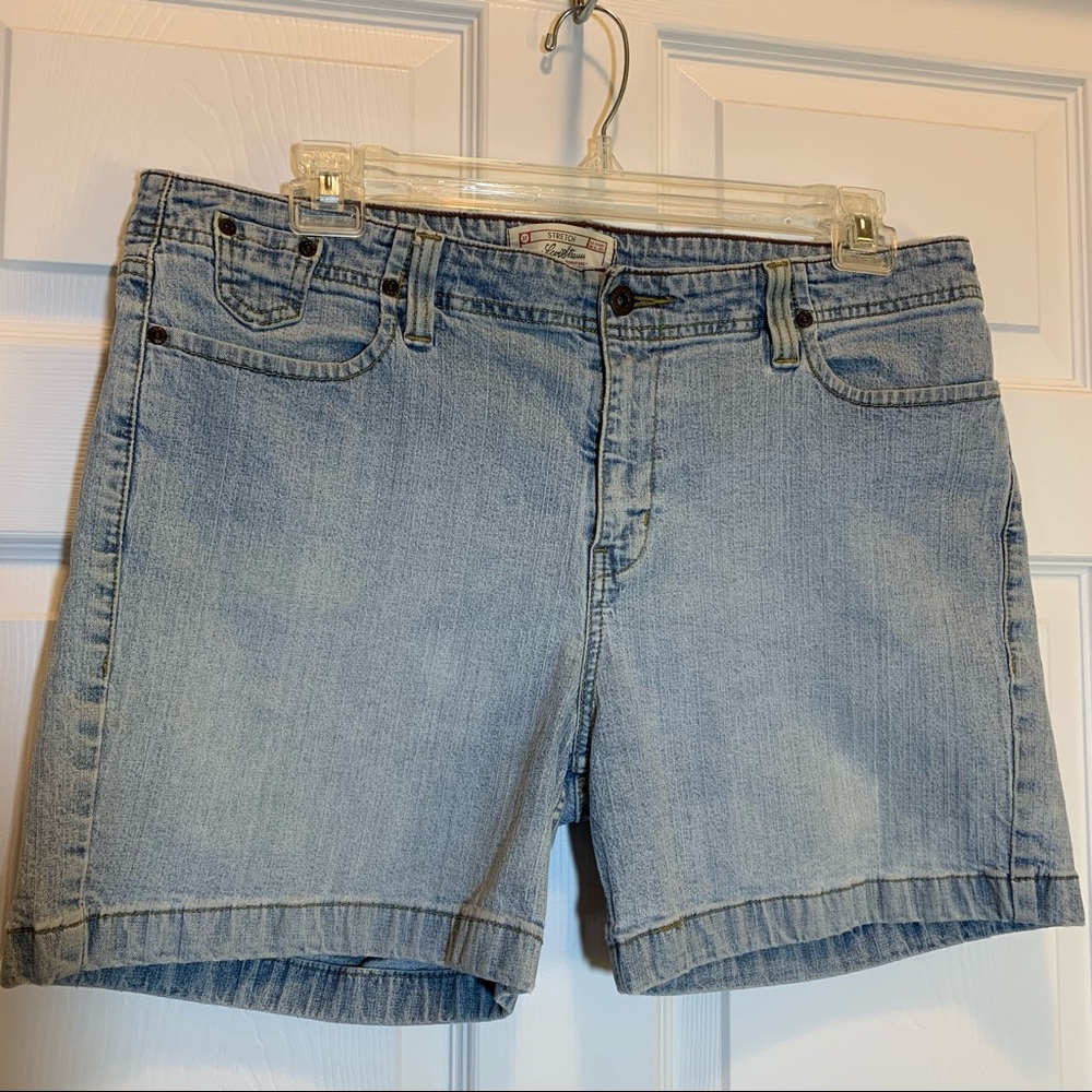 Levi Strauss Signature Stretch Denim Shorts Size16